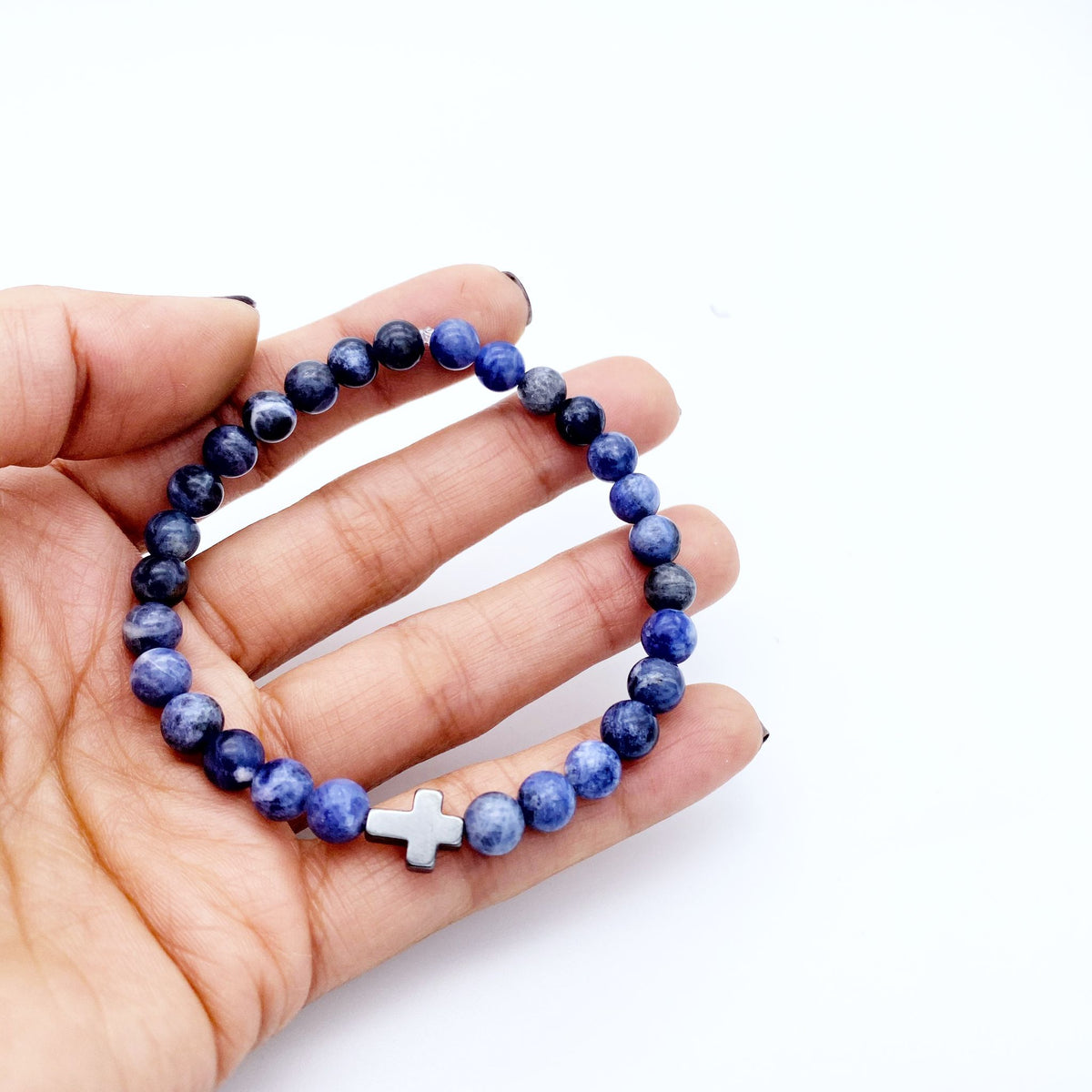 Blue on sale onyx bracelet