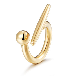 Open image in slideshow, Geometric ring
