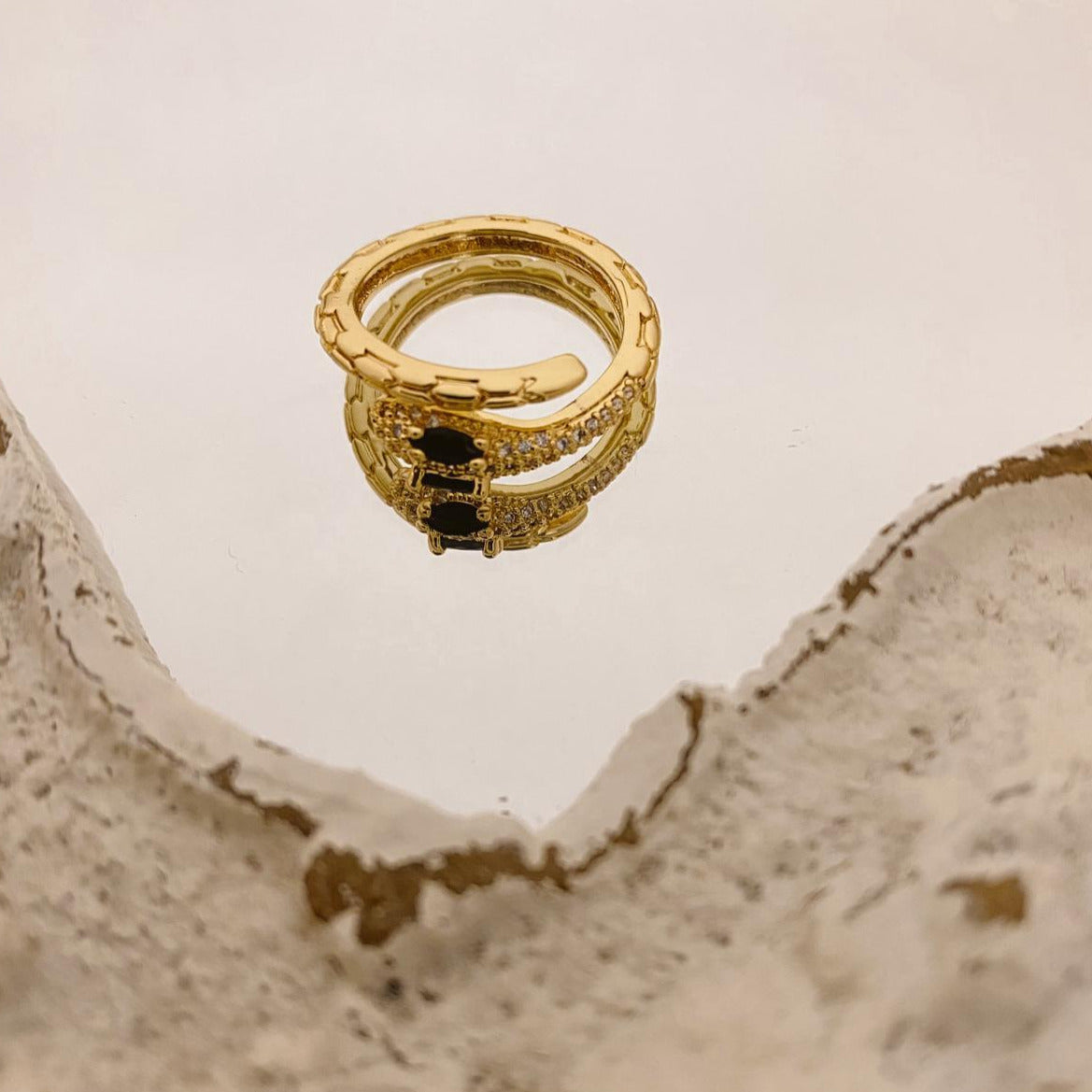 Gold Filled Snake Ring