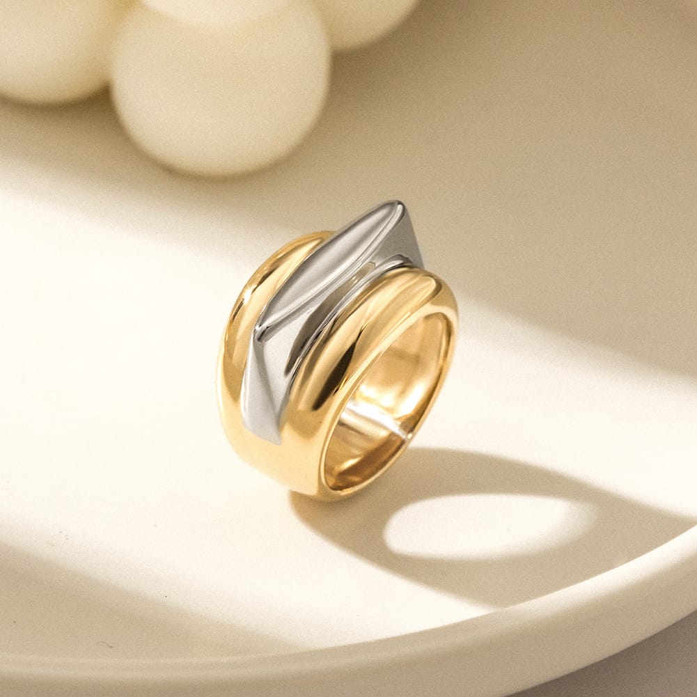 Luxury Thick Stainless Steel Ring