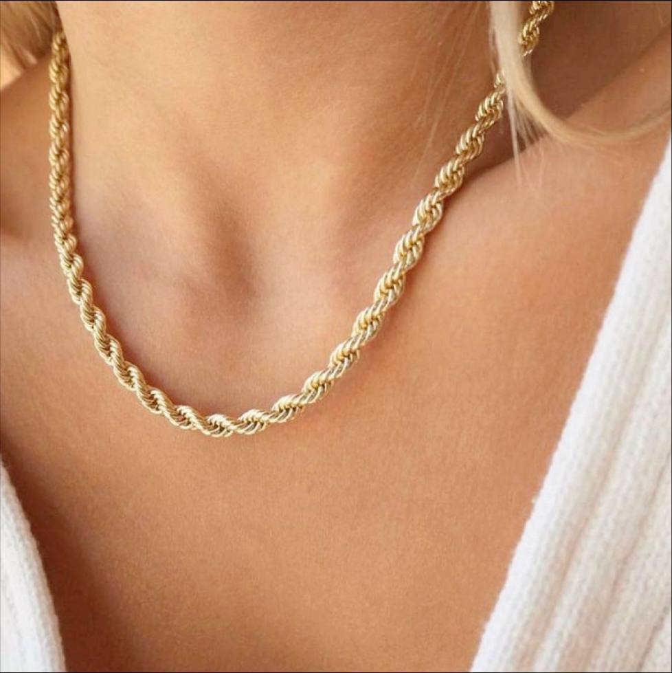 Twister Rope Chain Pattern Twisted Rope Chain – Butina Design
